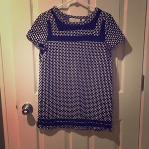 Tunic Style Casual Short-Sleeve Blouse